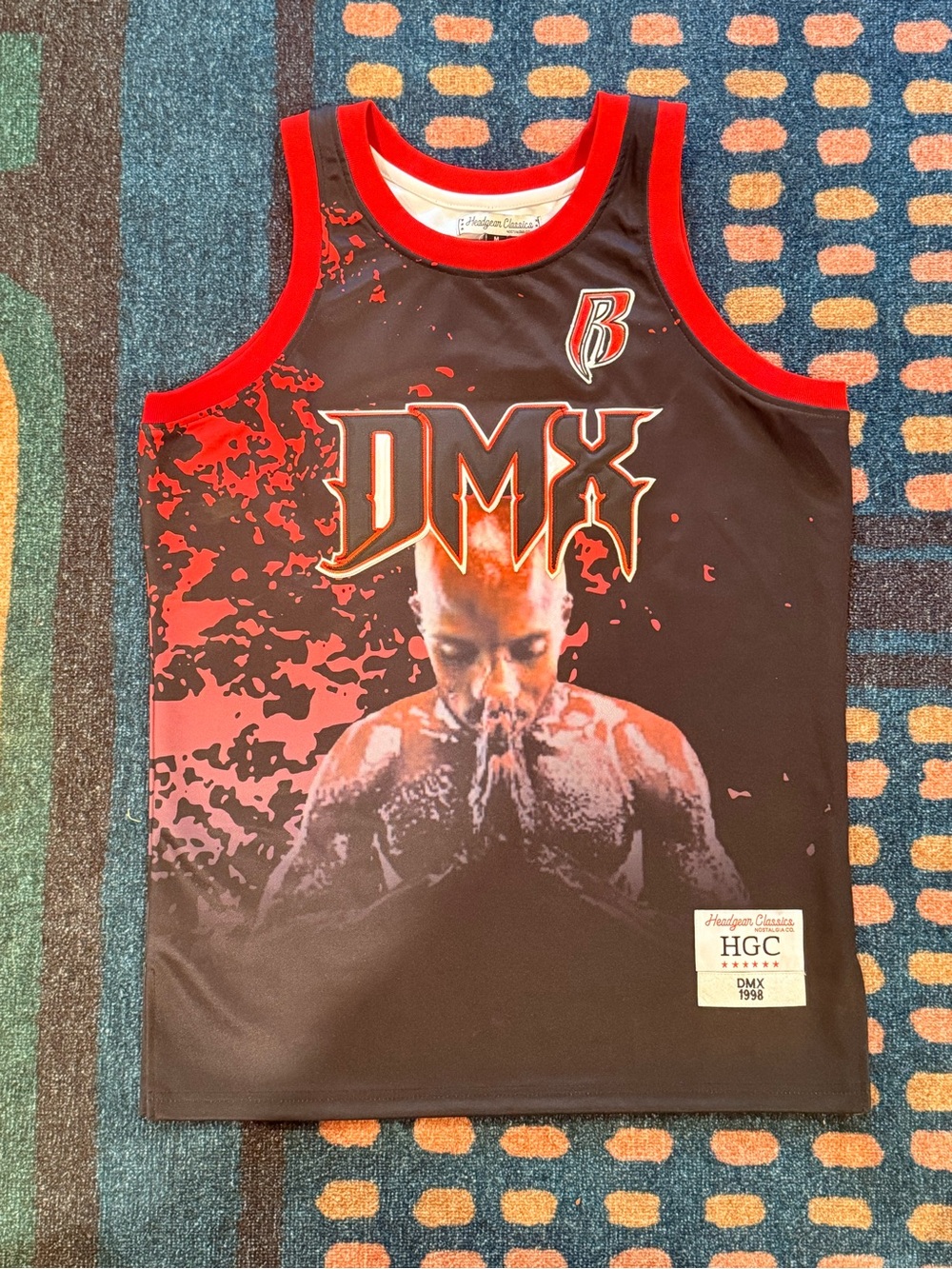Men’s DMX Authentic Headgear Jersey Sz M